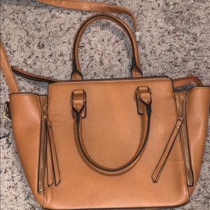 Camel Brown fashion tote shoulder bag